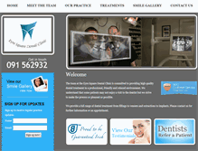 Tablet Screenshot of eyresquaredental.ie